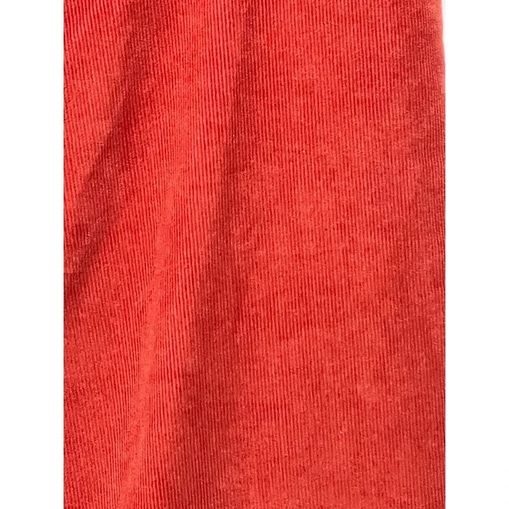 Universal Thread Womens Skinny Bootcut Corduroy Pants Orange Red 26W NEW Boho